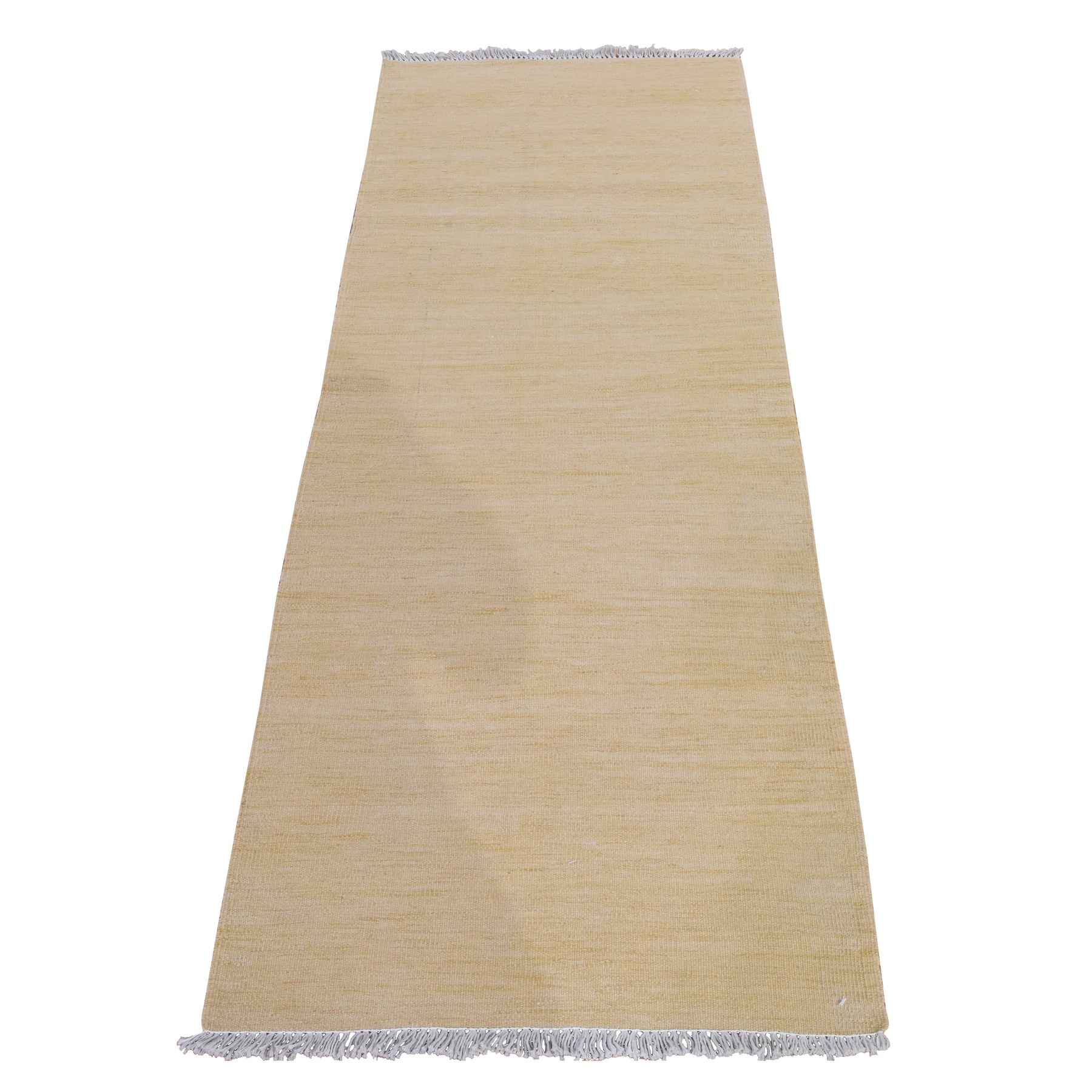 Khaki Brown, Plain Solid Design, Afghan Kilim, Hand Woven, Flat Weave, 100% Wool, Reversible, Narrow Runner, Oriental Rug Khaki Brown, Plain Solid Design, Afghan Kilim, Hand Woven, Flat Weave, 100% Wool, Reversible, Narrow Runner, Oriental Rug